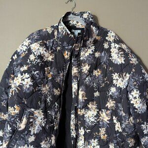 FLX medium weight sports jacket XL multi floral blue